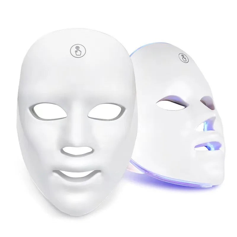 7 Color LED Mask Tender Skin LED Mask Light Therapy Facial Treatment Beauty Anti-acne Whitening Anti-wrinkle Mask
