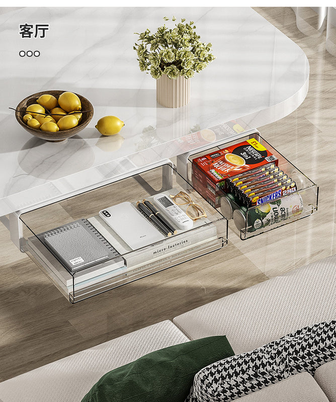 Carefully Selected Under-Desk Drawer-Style Storage Boxes, Dormitory Stationery Storage Boxes, Office Desk Hidden Storage Boxes, Makeup Storage Boxes
