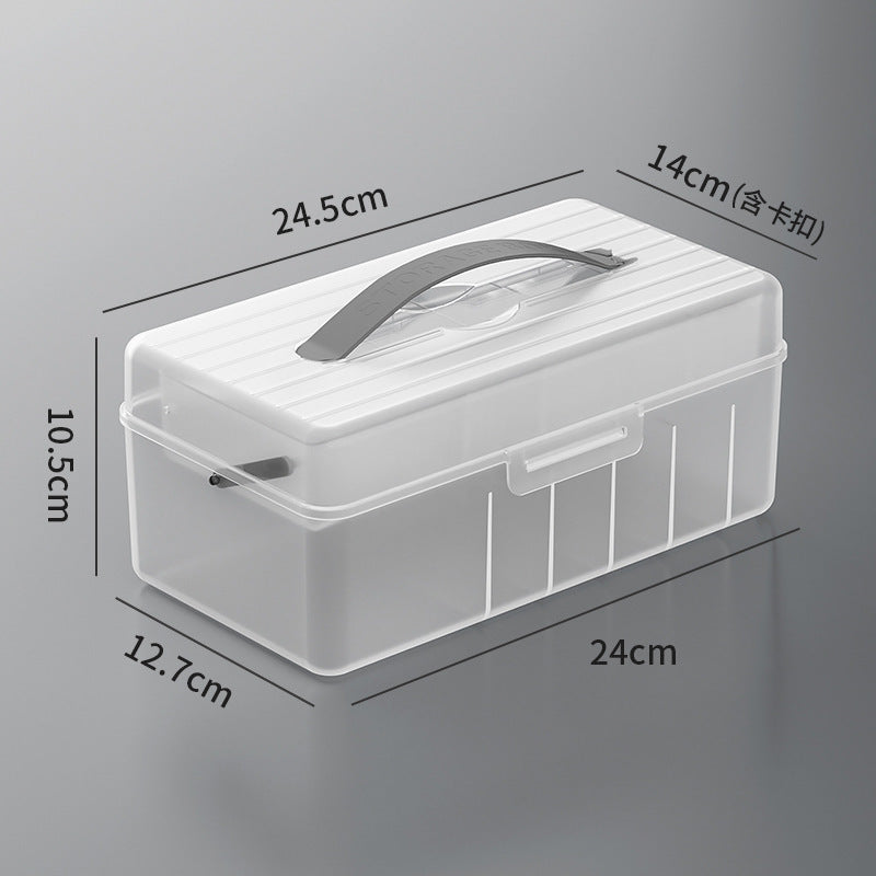 Desktop Data Cable Dust-Proof Compartment Storage Artifact Mobile Phone Charger Charging Cable Headphone Cable Organizer Compartment Box