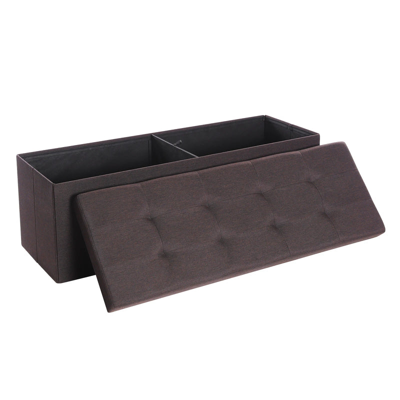 Modern Bedroom Bed End Ottoman Stool Bench 120L Storage Box Ottoman Colorful Foldable Storage Ottoman