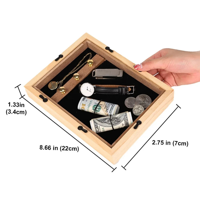Hidden Photo Frame Storage With Secret Compartment Storage Box Sight Secret Hide Cash Jewelry Key For Home Office Money Safe Box