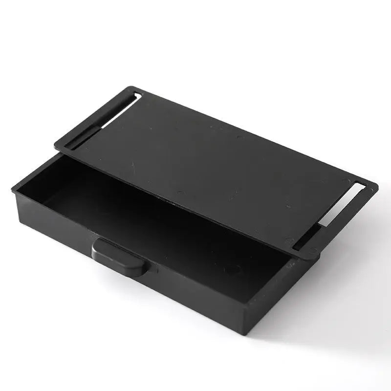 Invisible Security Drawer Horizontal Large Size Stationery Box under Table Storage Cabinet Compact Desktop Organizer