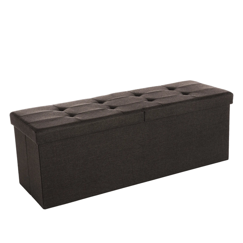 Modern Bedroom Bed End Ottoman Stool Bench 120L Storage Box Ottoman Colorful Foldable Storage Ottoman
