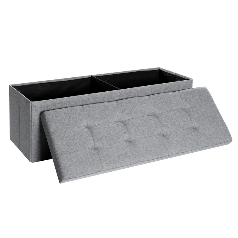 Modern Bedroom Bed End Ottoman Stool Bench 120L Storage Box Ottoman Colorful Foldable Storage Ottoman