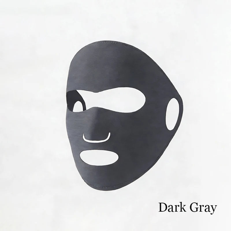 Full Face Sunscreen Facial Mask In Summer Light Breathable Ice Silk Face Protection Gini Ear Mounted Cycling Sports Facial Mask
